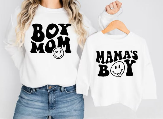 Mama’s Boy Mama & Mini Matching Sweatshirts - White Hippo Boutique