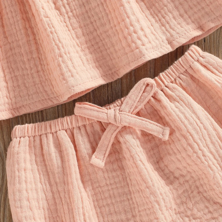 Ruffled Dress Tank Top & Shorts Outfit Hippo Boutique