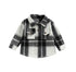 Button Up Plaid Jacket Hippo Boutique