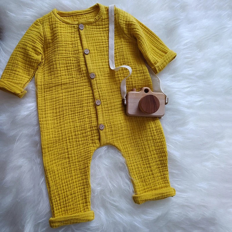 Waffle Cotton Bodysuit Romper Hippo Boutique
