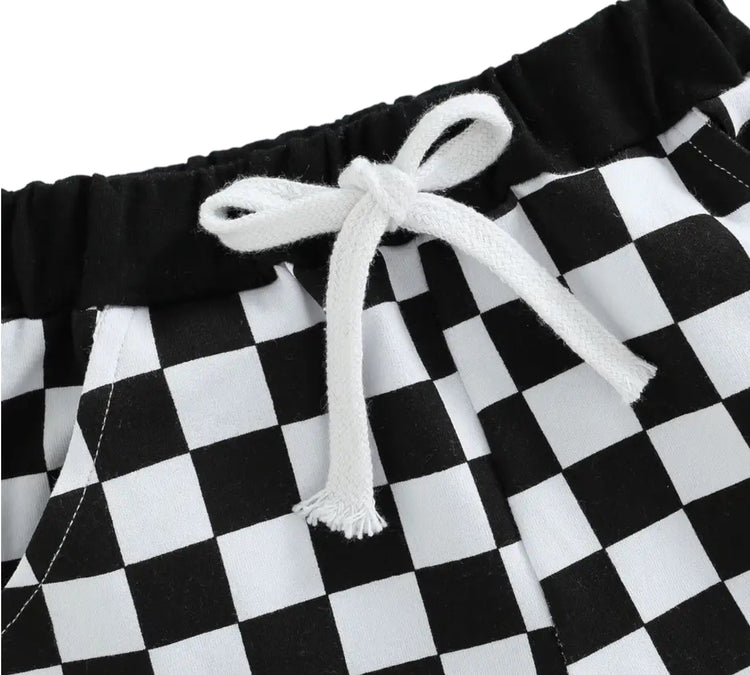 Checkered Shorts Hippo Boutique