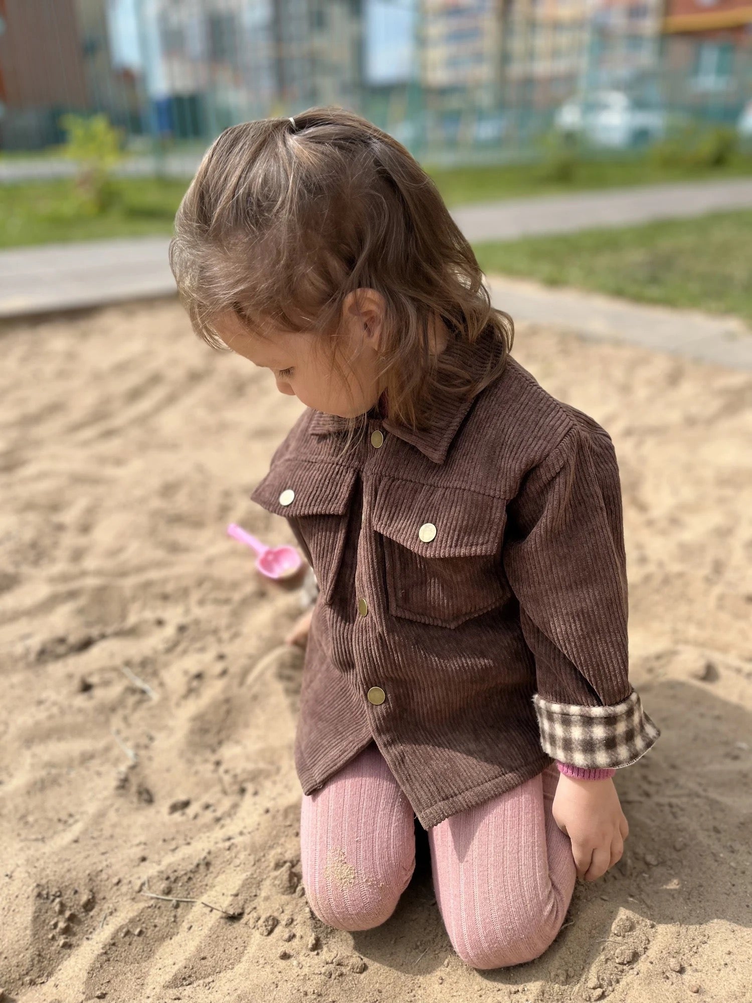Corduroy Button Up Plaid Jacket Hippo Boutique