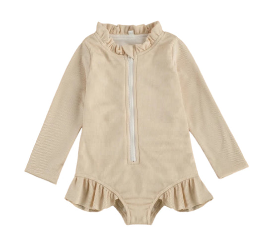 Zip Up Long Sleeve Rash Guards Hippo Boutique