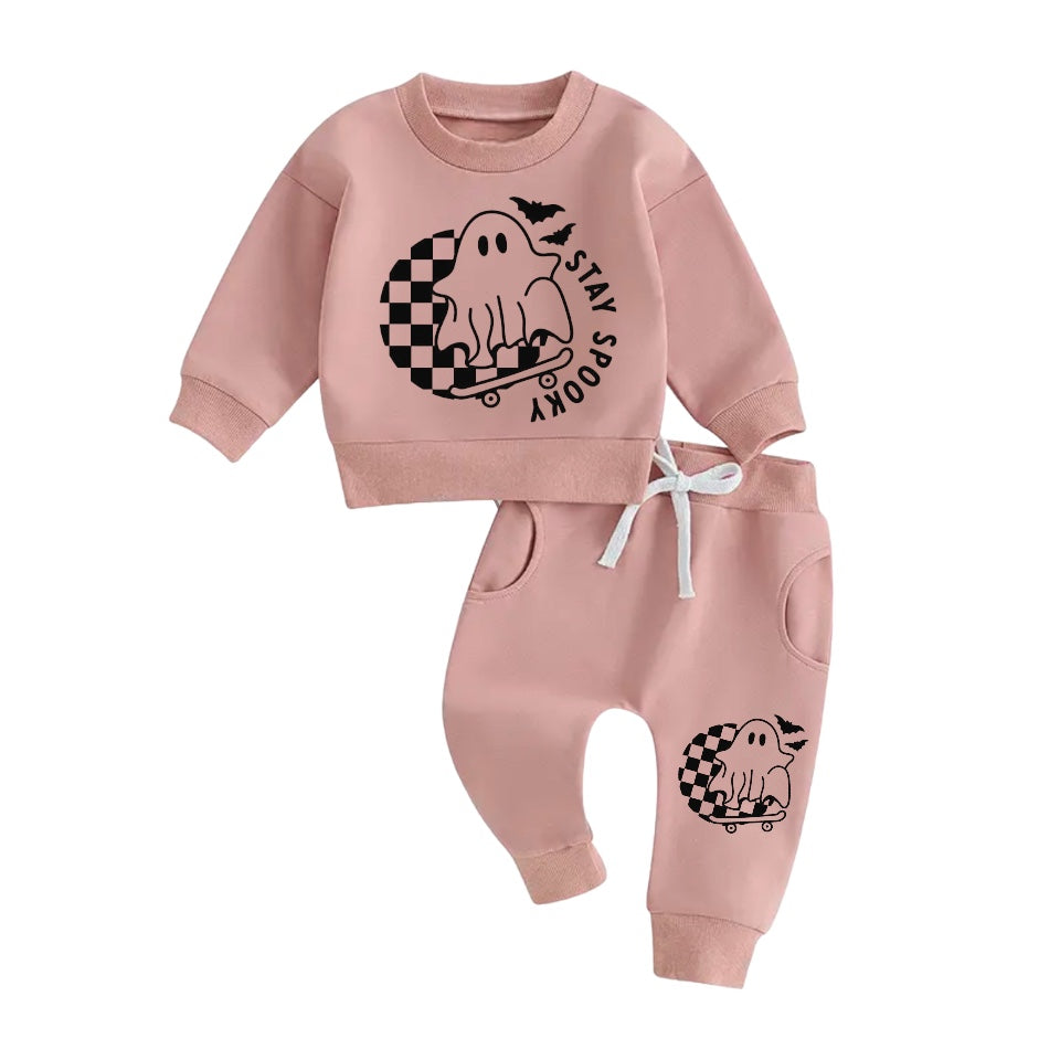 Stay Spooky Halloween Sweatshirt & Pants Set Hippo Boutique
