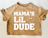 Mama’s Lil Dude Oversized Graphic T-Shirts Hippo Boutique
