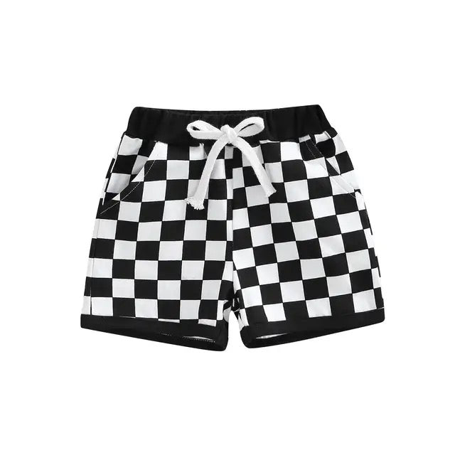 Checkered Shorts Hippo Boutique