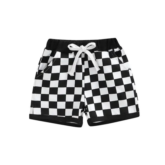 Checkered Shorts Hippo Boutique