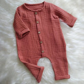 Waffle Cotton Bodysuit Romper Hippo Boutique