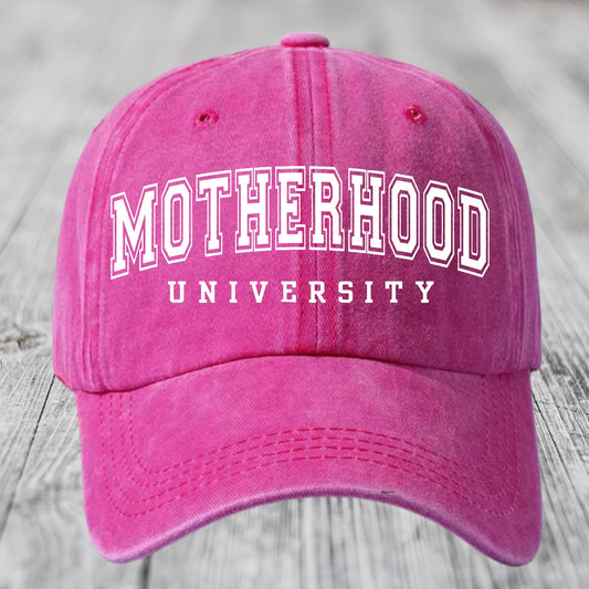 Motherhood University Vintage Baseball Cap Hippo Boutique