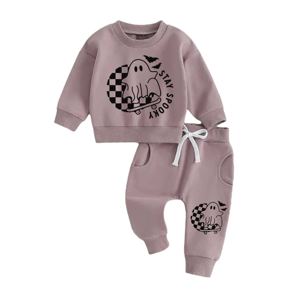 Stay Spooky Halloween Sweatshirt & Pants Set Hippo Boutique