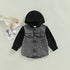 Button Up Jean Jacket Hoodie Hippo Boutique