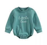 Little Love Sweatshirt Romper - Hippo Boutique