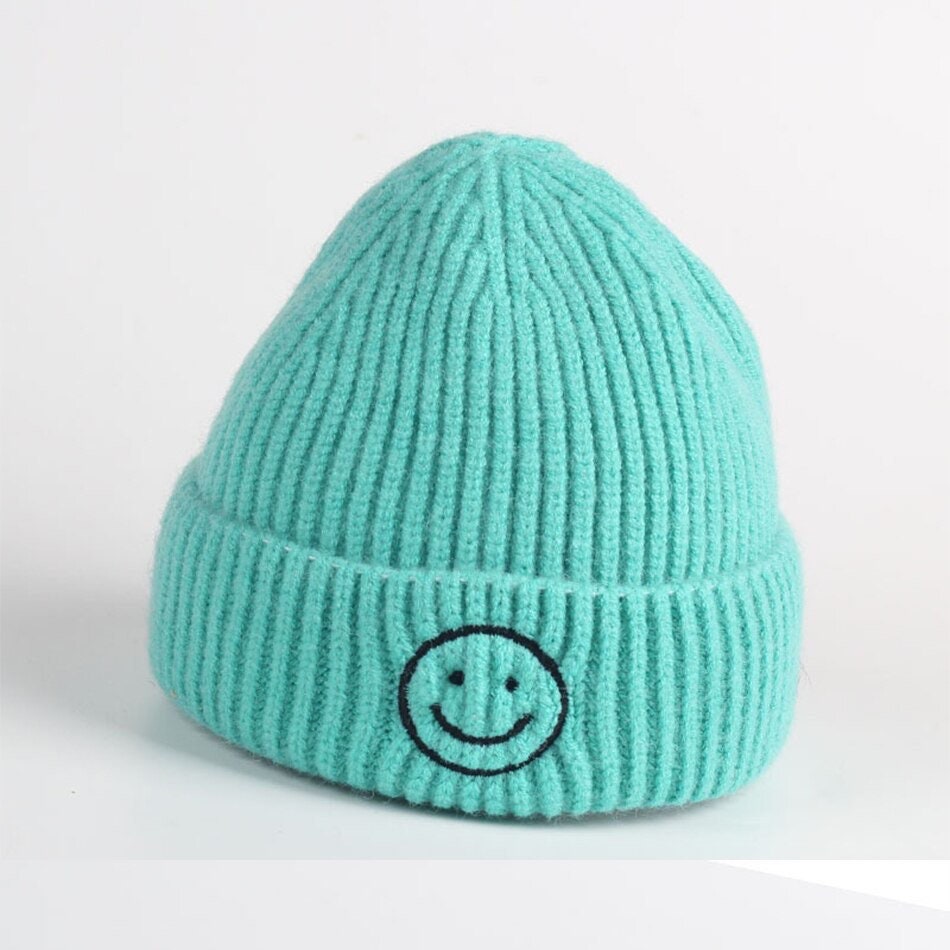 Baby/kids Soft Thick and Warm Pastel Smiley Tuques /beanie hat/winter hat/kids hats/ winter/baby hat/baby clothes/warm beanie/tuque/warm/