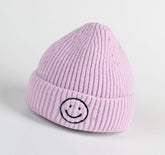 Baby/kids Soft Thick and Warm Pastel Smiley Tuques /beanie hat/winter hat/kids hats/ winter/baby hat/baby clothes/warm beanie/tuque/warm/
