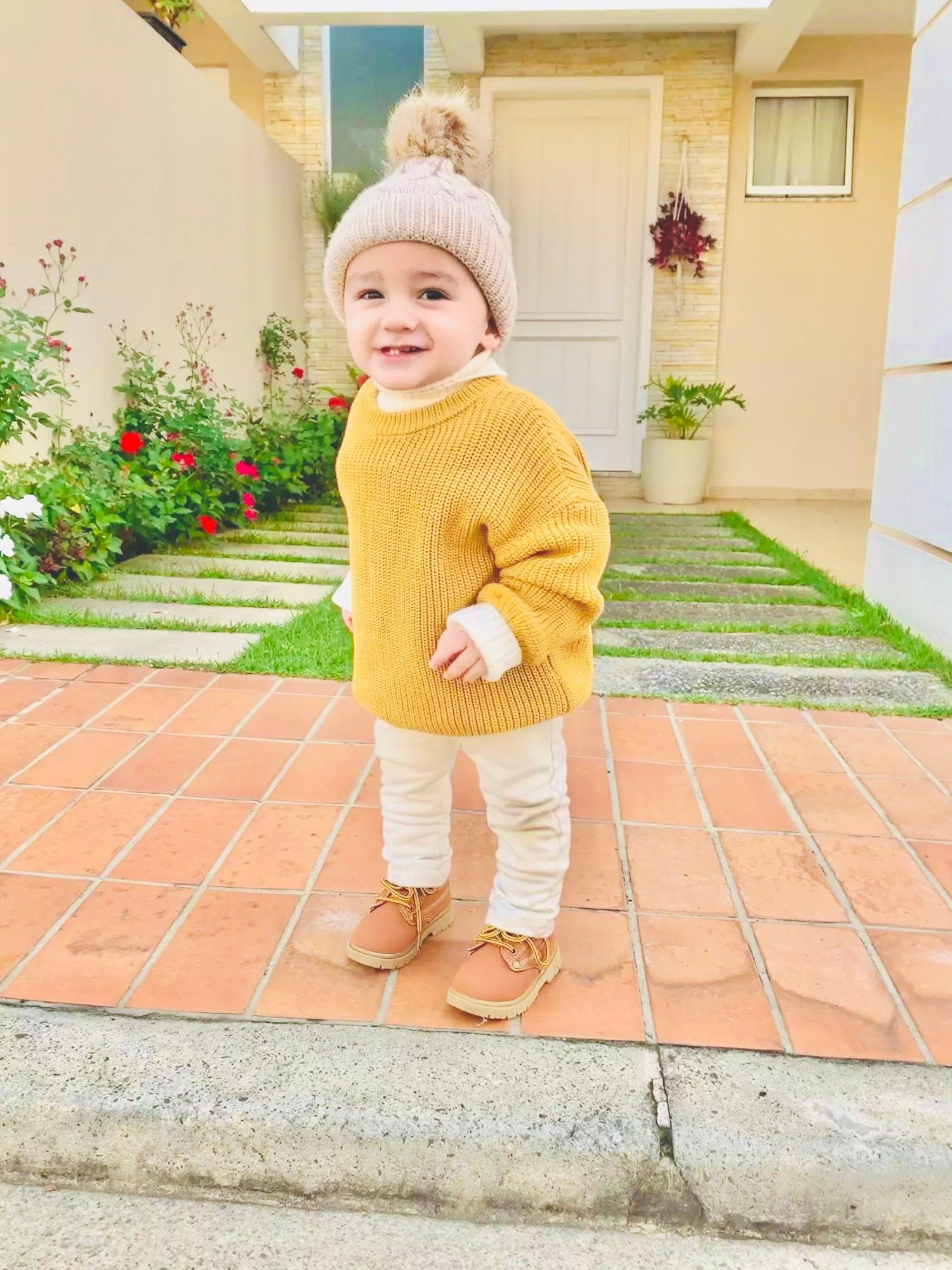 Oversized Cotton knit Baby and Toddler Sweatshirts/baby sweatshirt/baby gift/baby shower/baby clothes/knit sweater/kids/toddler/