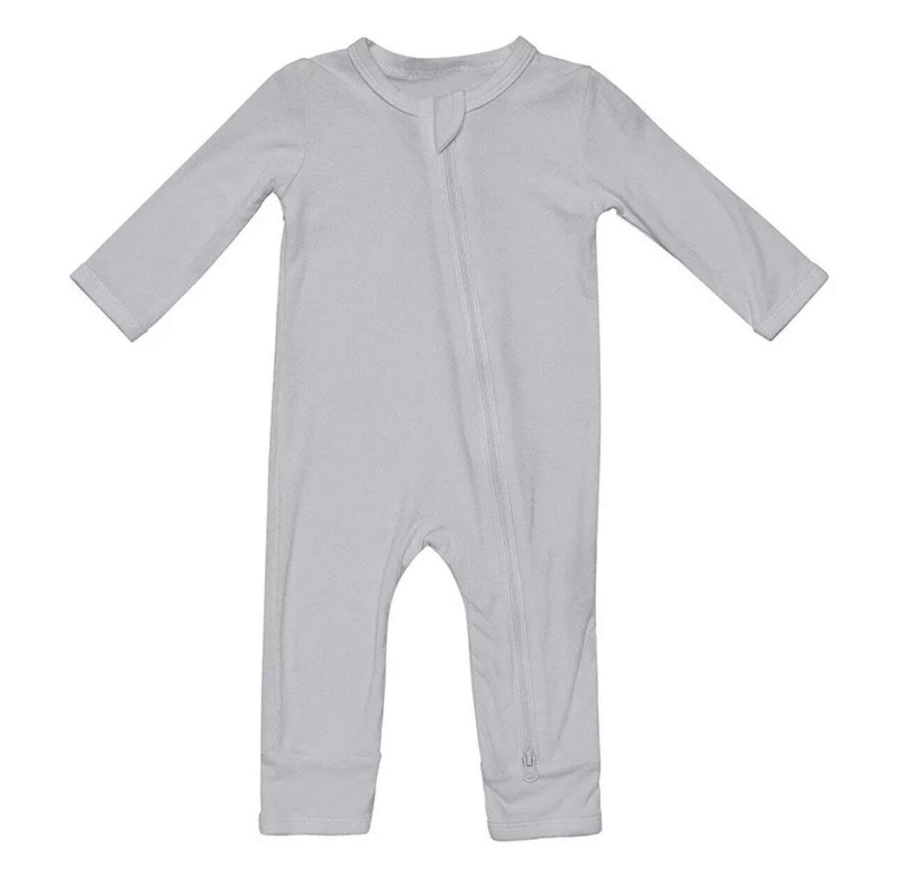 Bamboo Zip Up Bodysuits - Hippo Boutique