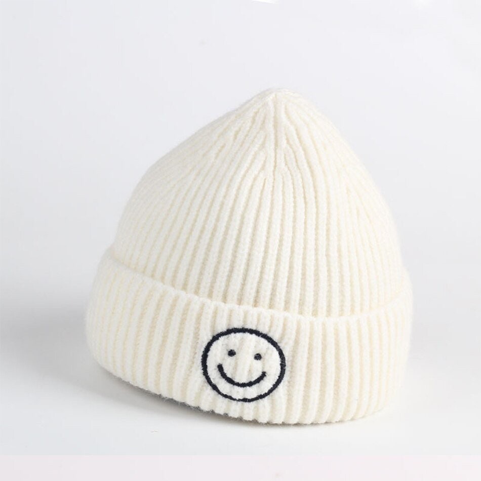 Baby/kids Soft Thick and Warm Pastel Smiley Tuques /beanie hat/winter hat/kids hats/ winter/baby hat/baby clothes/warm beanie/tuque/warm/