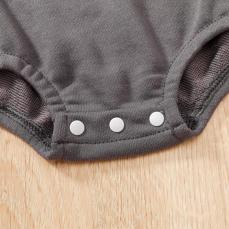 Best Bub Grey Baby cotton Sweatshirt ROMPER/baby sweatshirt/baby gift/baby clothes/baby romper/onesie/sweater/bub