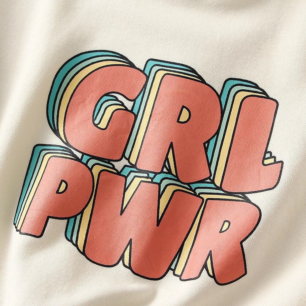 Girl Power Womens Sweatshirt - Hippo Boutique