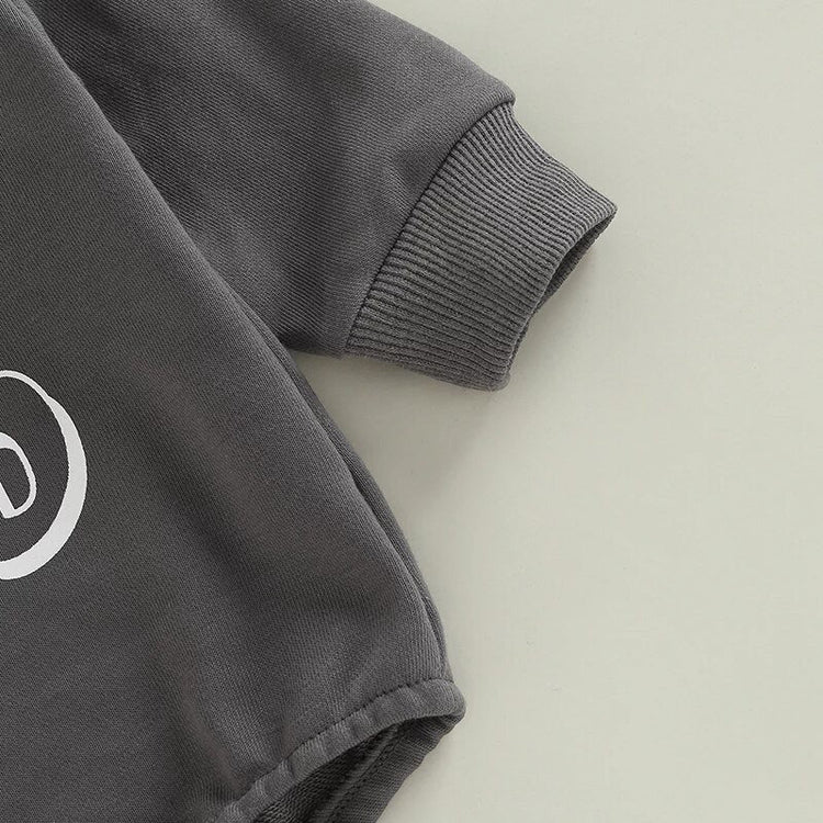 Best Bub Grey Baby cotton Sweatshirt ROMPER/baby sweatshirt/baby gift/baby clothes/baby romper/onesie/sweater/bub