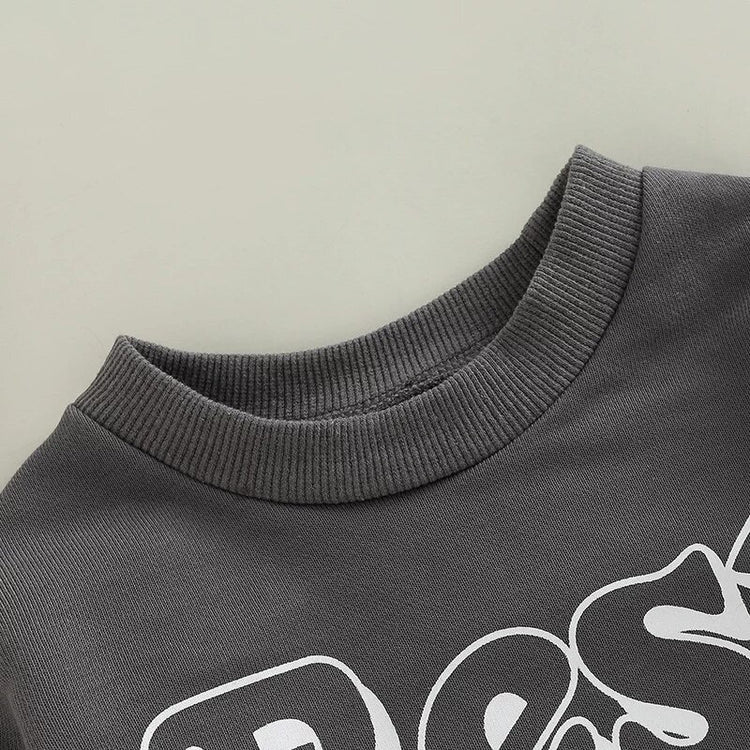 Best Bub Grey Baby cotton Sweatshirt ROMPER/baby sweatshirt/baby gift/baby clothes/baby romper/onesie/sweater/bub