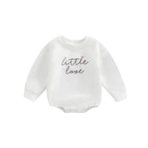 Little Love Sweatshirt Romper - Hippo Boutique