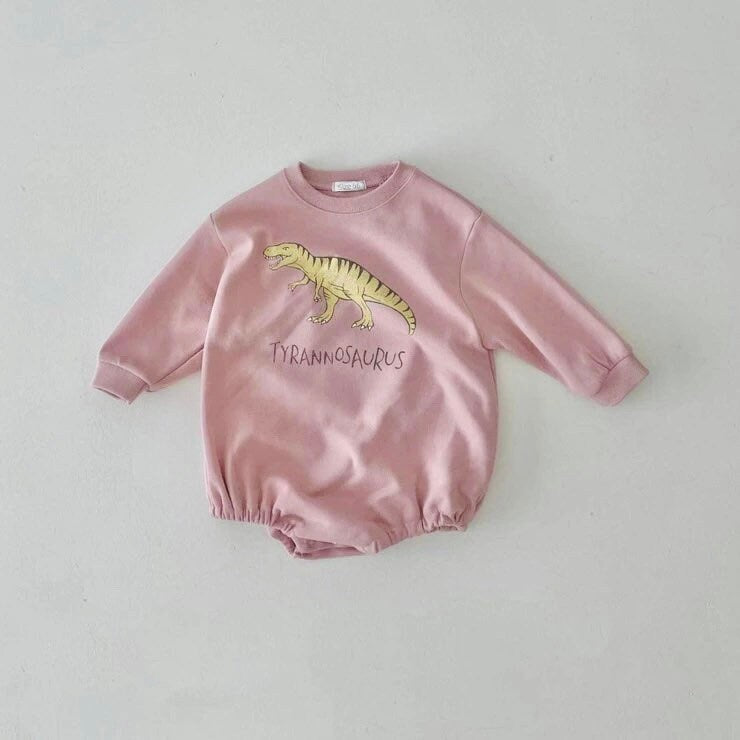 Dinosaur Baby Sweatshirt Romper/baby clothes/baby clothes/sweatshirt/baby sweatshirt/onesie/bubble/baby gift/romper/baby shower/newborn