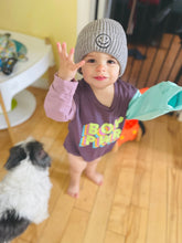 Baby/kids Soft Thick and Warm Pastel Smiley Tuques /beanie hat/winter hat/kids hats/ winter/baby hat/baby clothes/warm beanie/tuque/warm/