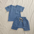 Baby soft organic cotton Shorts and Tshirt clothing set - Hippo Boutique