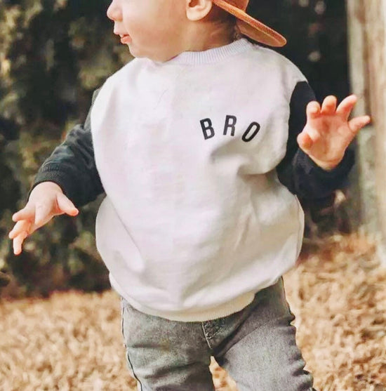 Bro Baby Boy Sweatshirt / baby sweatshirt / brother/baby clothes /baby shirt/toddler clothes/boy clothes/sweater/sibling