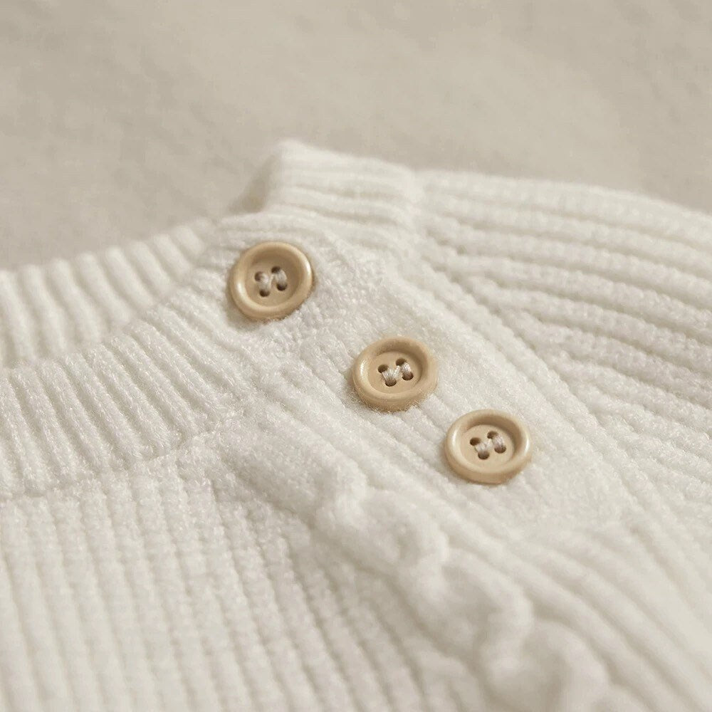 Baby Knit Sweatshirt ROMPER Bodysuit/baby girl/baby romper/baby sweatshirt/baby gift/baby shower/baby sweater/kids/infant/baby boy