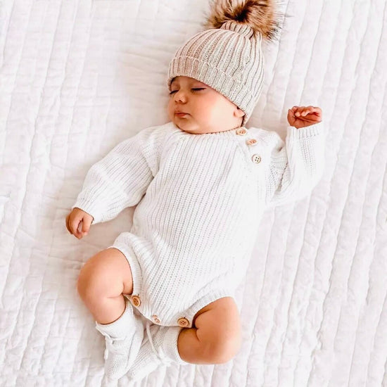 Baby Knit Sweatshirt ROMPER Bodysuit/baby girl/baby romper/baby sweatshirt/baby gift/baby shower/baby sweater/kids/infant/baby boy