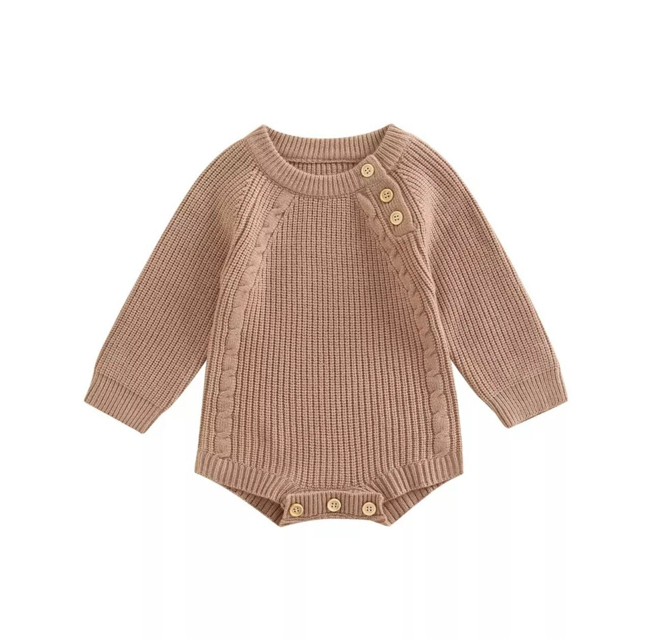 Baby Knit Sweatshirt ROMPER Bodysuit/baby girl/baby romper/baby sweatshirt/baby gift/baby shower/baby sweater/kids/infant/baby boy
