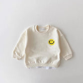 Smile Oversized Sweatshirt Outfit - Hippo Boutique