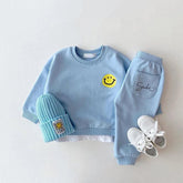 Smile Oversized Sweatshirt Outfit - Hippo Boutique