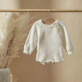 Baby Knit Sweatshirt ROMPER Bodysuit/baby girl/baby romper/baby sweatshirt/baby gift/baby shower/baby sweater/kids/infant/baby boy