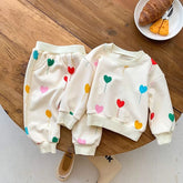 Heart Balloons 2 piece baby set - Hippo Boutique
