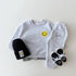 Smile Oversized Sweatshirt Outfit - Hippo Boutique