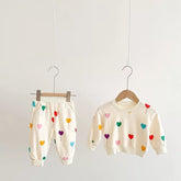 Heart Balloons 2 piece baby set - Hippo Boutique