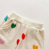 Heart Balloons 2 piece baby set - Hippo Boutique