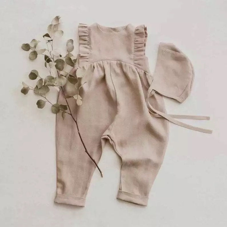 Sleeveless Ruffled Jumpsuit - Hippo Boutique