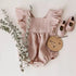 Ruffled Sleeve bubble Romper Dress - Hippo Boutique