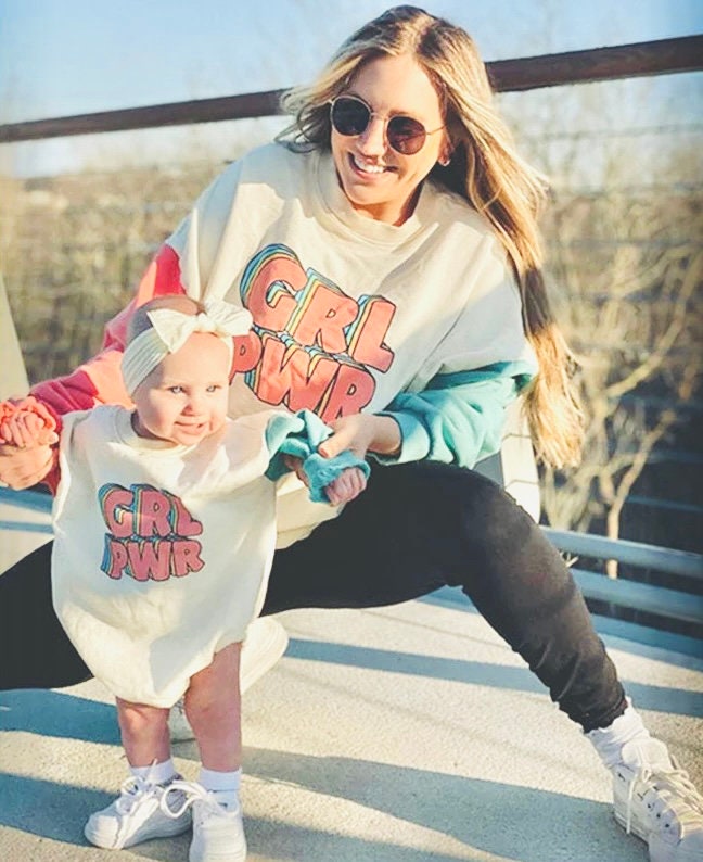 Girl Power Womens Sweatshirt - Hippo Boutique