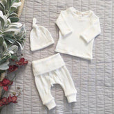 Cotton Waffle Knit Outfit - Hippo Boutique