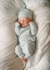 Cotton Waffle Knit Outfit - Hippo Boutique