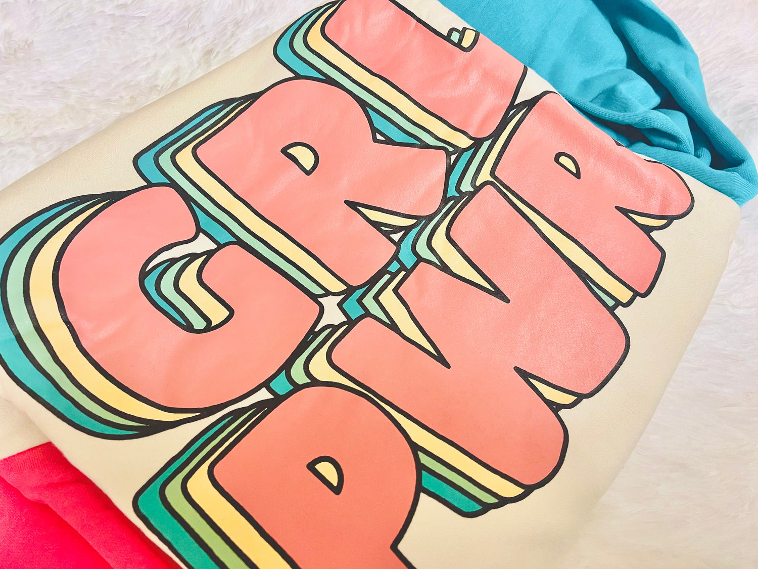 Girl Power Womens Sweatshirt - Hippo Boutique