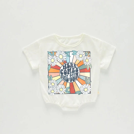 Sun Baby t-shirt bubble Romper/baby clothes/baby onesie/retro/baby bubble onesie/baby birthday/baby gift/baby shower/infant/summer