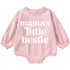 Baby Mamas Bestie Oversized Sweatshirt Romper/baby clothes/baby sweatshirt/bubble/baby girl boy/baby gift/onesie/baby shower/infant/newborn