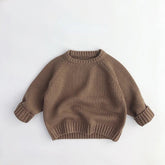 Cotton knit Baby and kids fall sweater/baby sweatshirt/baby gift/baby shower/baby clothes/knit sweater/kids/toddler/crewneck
