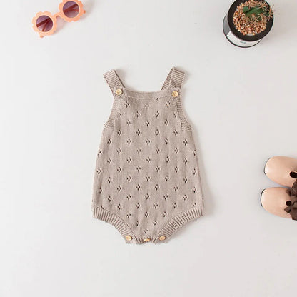 Baby knitted Coverall ROMPER Onesie/infant/baby onesie/baby clothes/Summer/bodysuit/baby girl/soft/jumpsuit/baby shower/gift